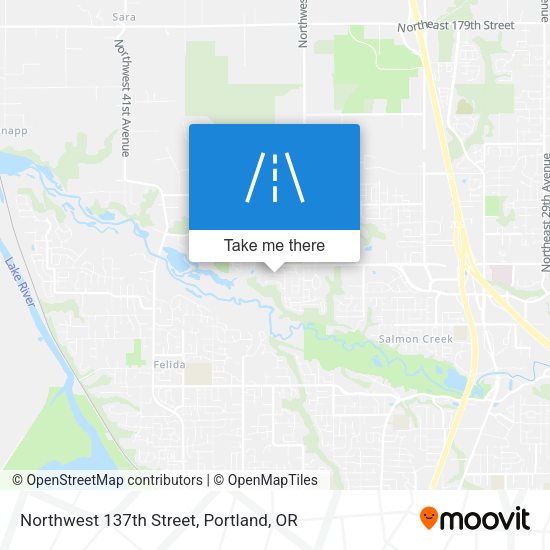 Northwest 137th Street map