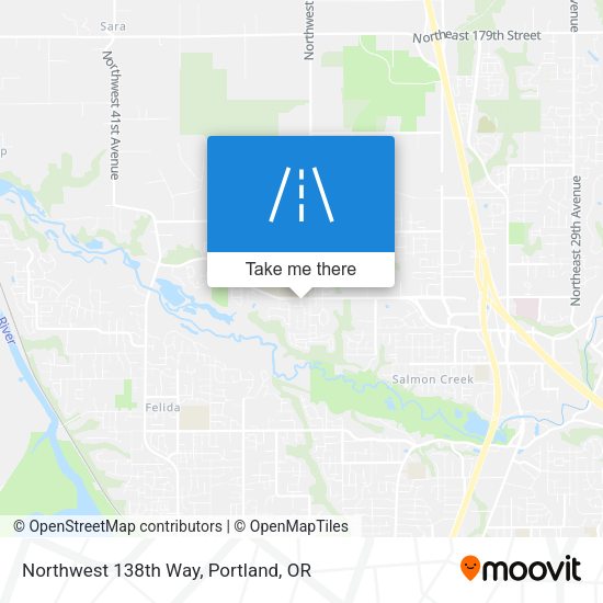 Mapa de Northwest 138th Way