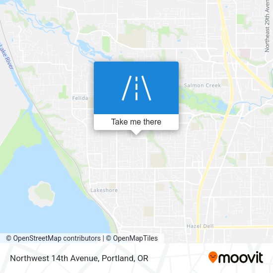 Mapa de Northwest 14th Avenue