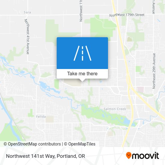 Northwest 141st Way map