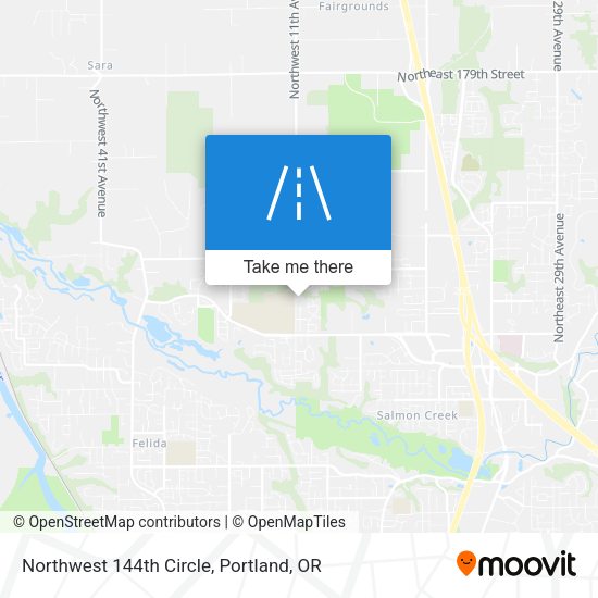 Mapa de Northwest 144th Circle
