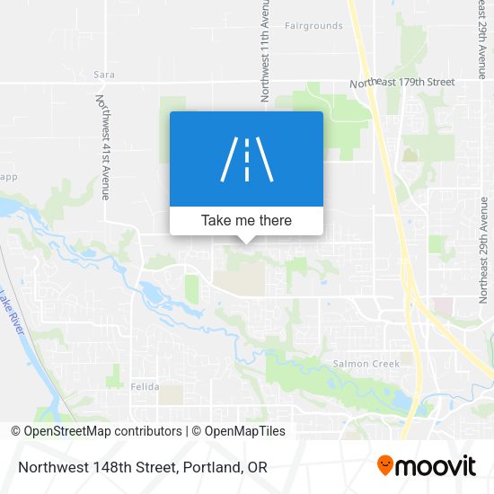 Northwest 148th Street map