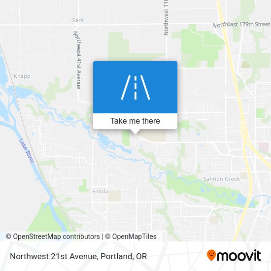 Mapa de Northwest 21st Avenue