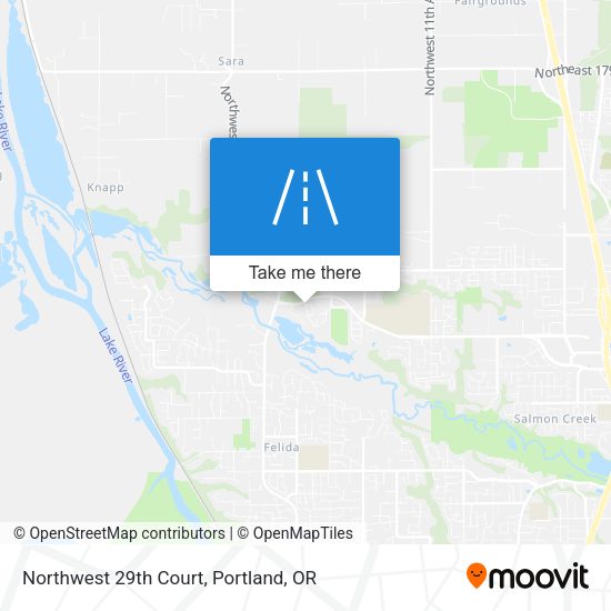 Mapa de Northwest 29th Court
