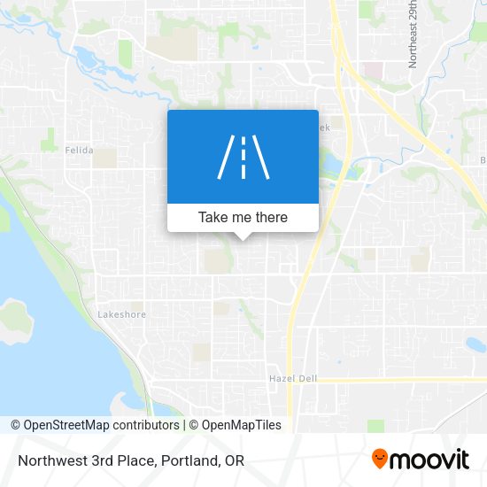 Mapa de Northwest 3rd Place
