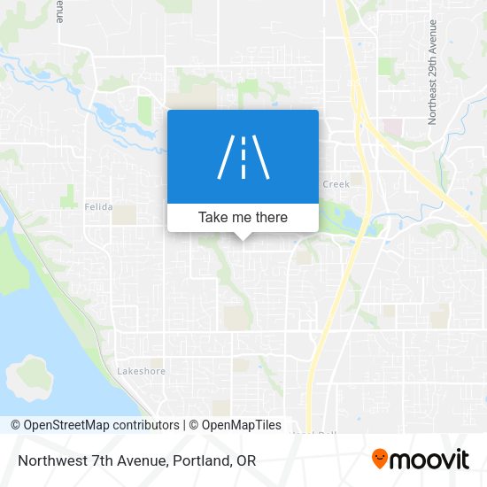 Northwest 7th Avenue map