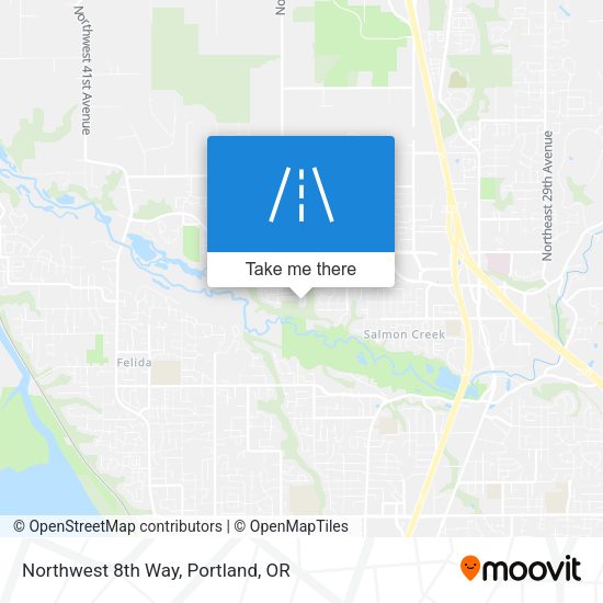 Mapa de Northwest 8th Way