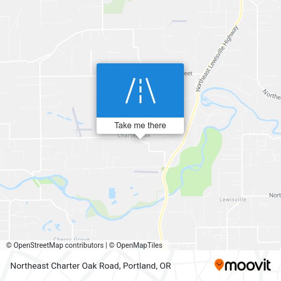 Mapa de Northeast Charter Oak Road