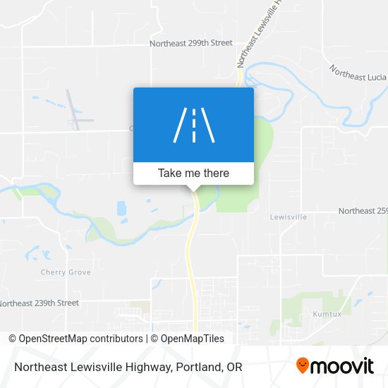 Northeast Lewisville Highway map