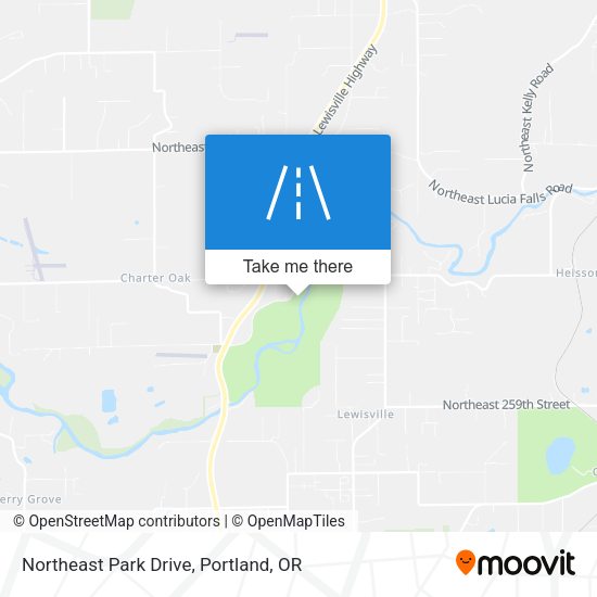 Mapa de Northeast Park Drive