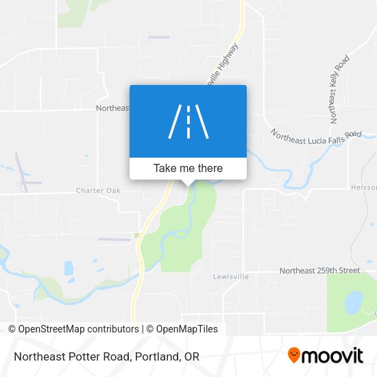 Mapa de Northeast Potter Road