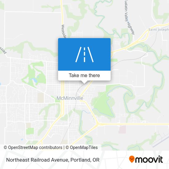 Mapa de Northeast Railroad Avenue