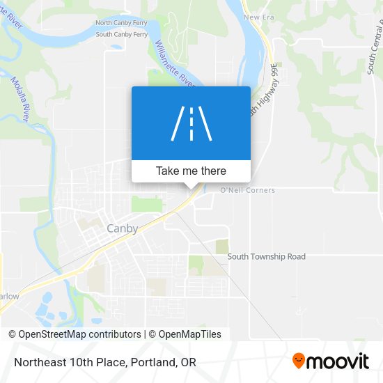 Mapa de Northeast 10th Place