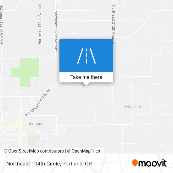 Northeast 104th Circle map