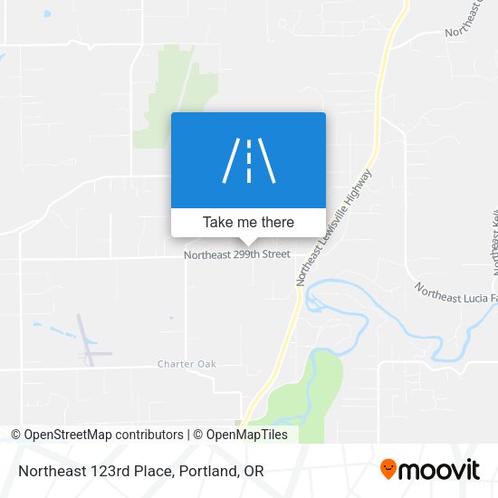 Mapa de Northeast 123rd Place