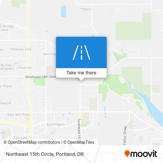 Mapa de Northeast 15th Circle