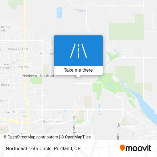 Mapa de Northeast 16th Circle