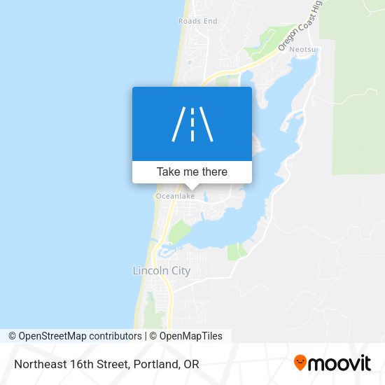 Mapa de Northeast 16th Street