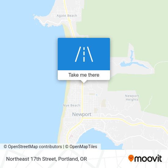 Mapa de Northeast 17th Street