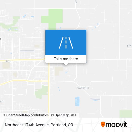 Northeast 174th Avenue map