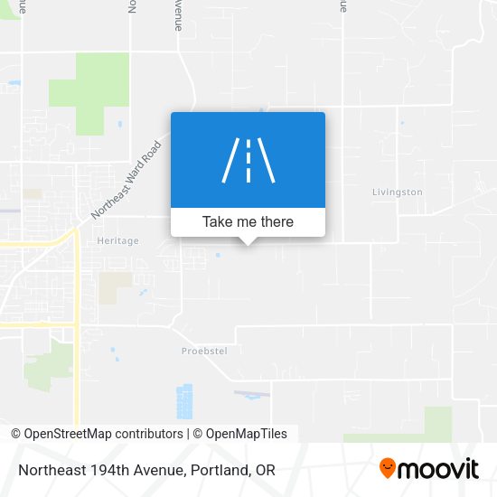Mapa de Northeast 194th Avenue
