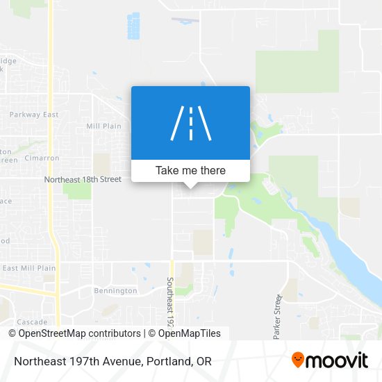 Northeast 197th Avenue map