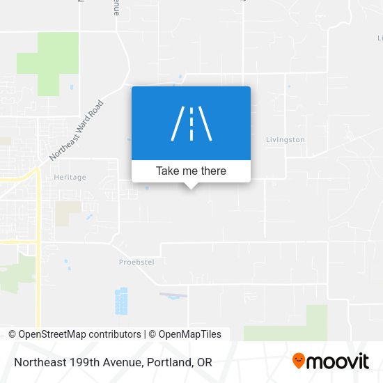 Mapa de Northeast 199th Avenue