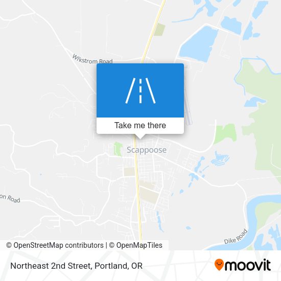 Mapa de Northeast 2nd Street