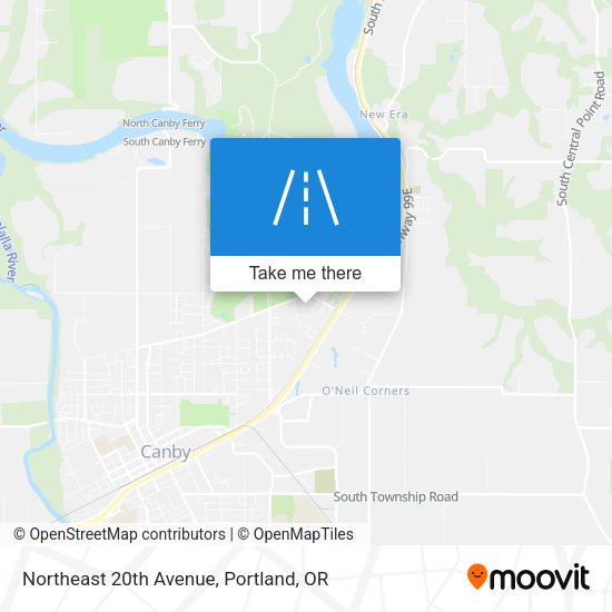 Northeast 20th Avenue map