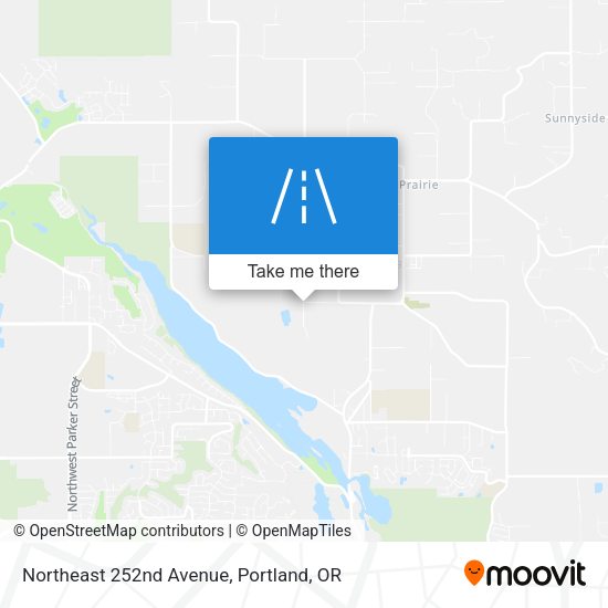 Northeast 252nd Avenue map
