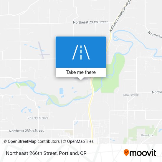 Northeast 266th Street map