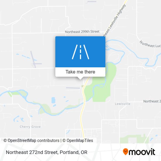 Northeast 272nd Street map