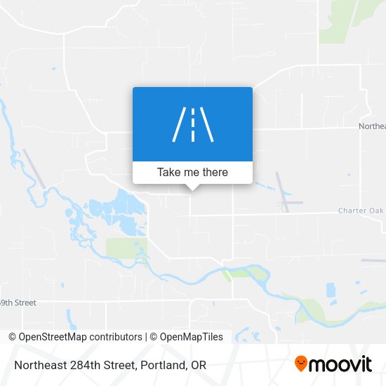Northeast 284th Street map