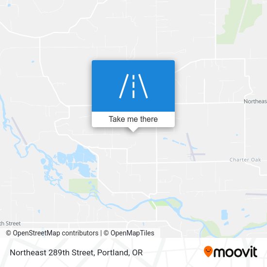Mapa de Northeast 289th Street
