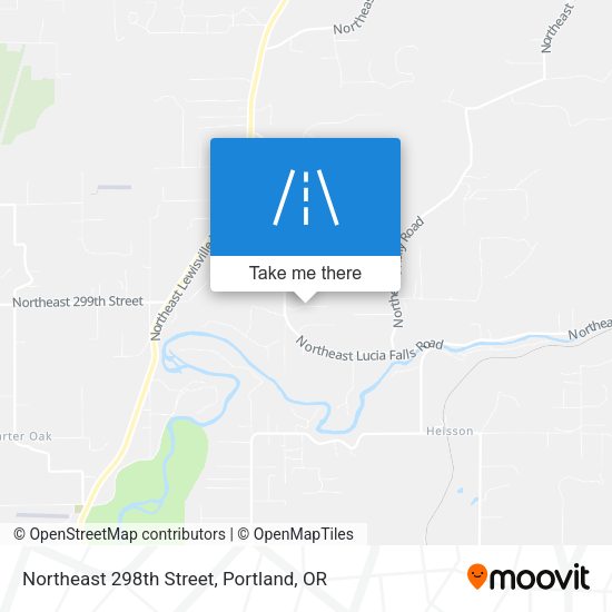 Northeast 298th Street map