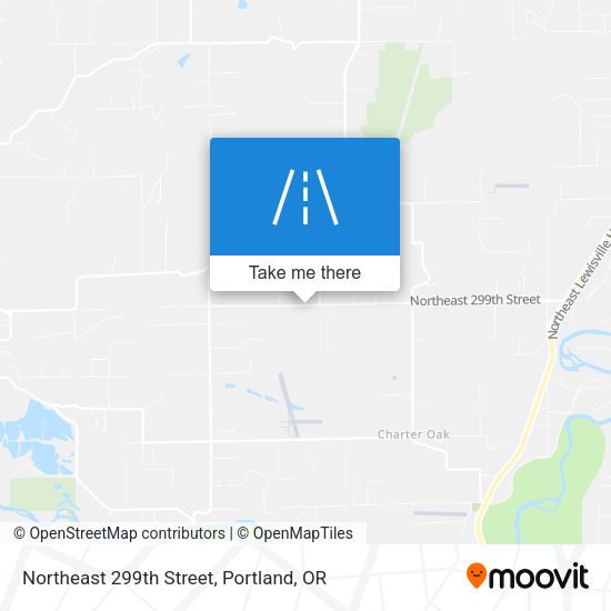 Northeast 299th Street map