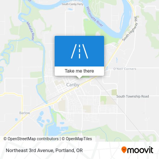 Mapa de Northeast 3rd Avenue
