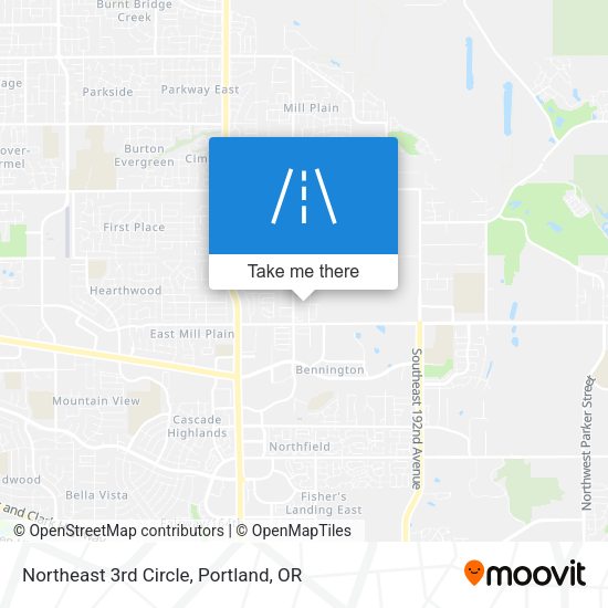 Mapa de Northeast 3rd Circle