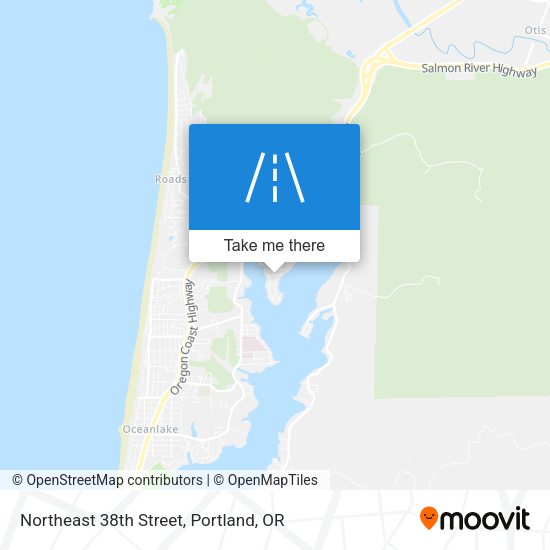 Mapa de Northeast 38th Street