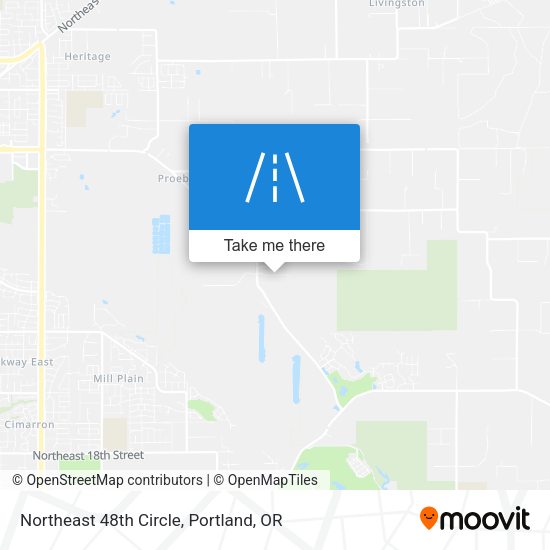 Mapa de Northeast 48th Circle
