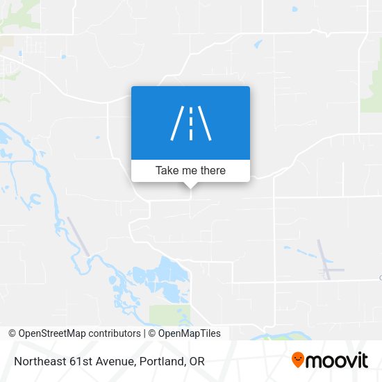 Northeast 61st Avenue map