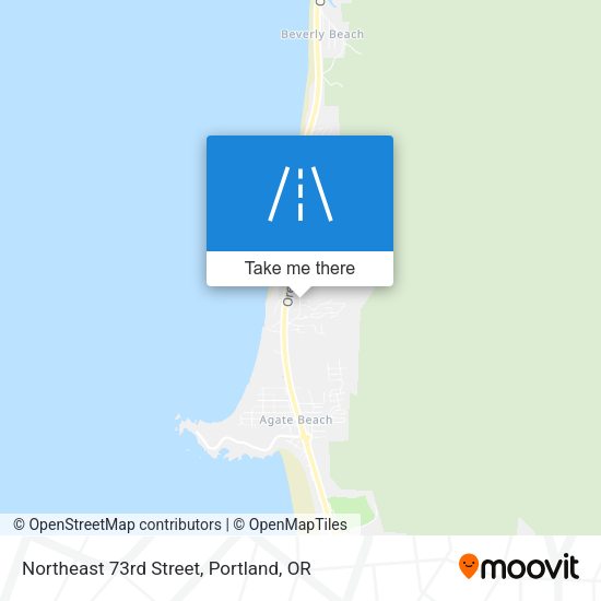 Mapa de Northeast 73rd Street