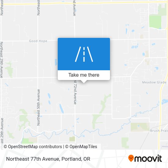 Northeast 77th Avenue map