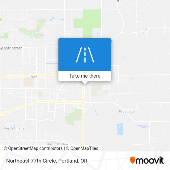 Mapa de Northeast 77th Circle