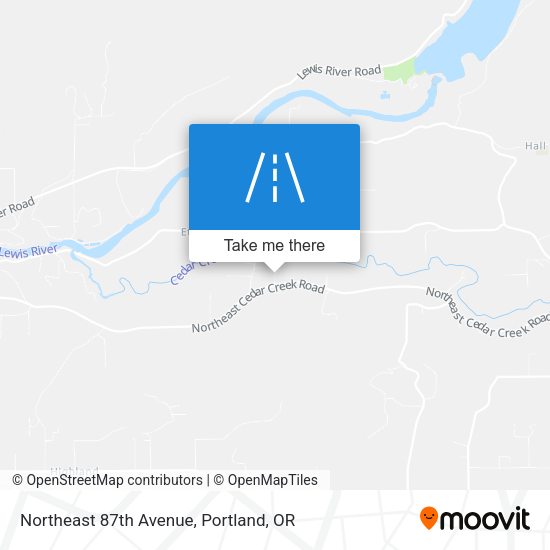 Mapa de Northeast 87th Avenue