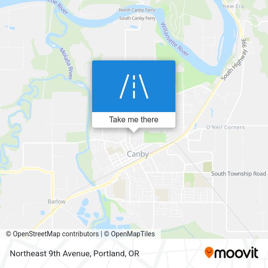 Northeast 9th Avenue map