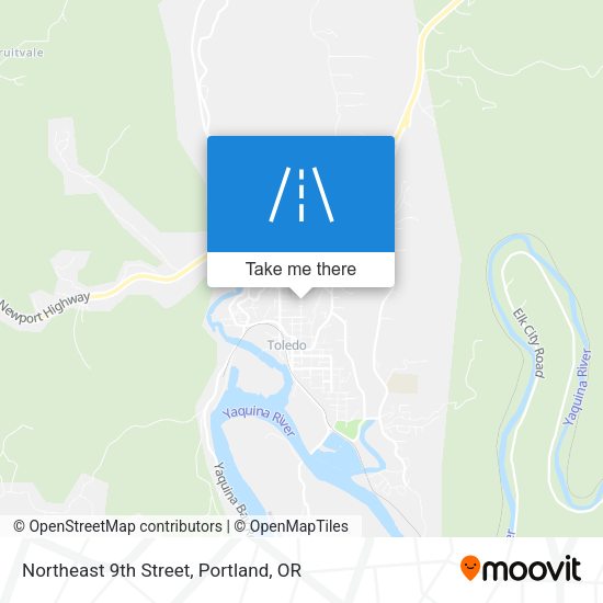 Northeast 9th Street map