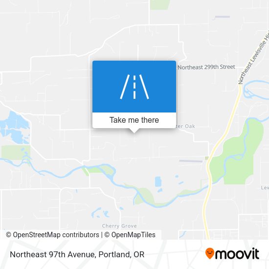 Northeast 97th Avenue map