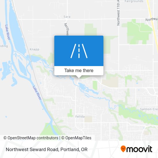 Northwest Seward Road map