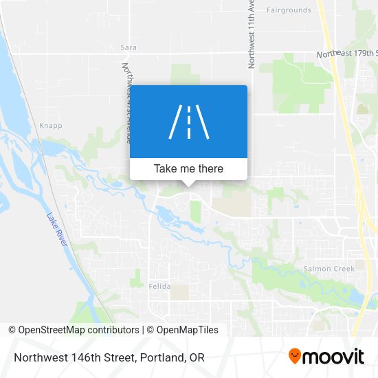 Northwest 146th Street map